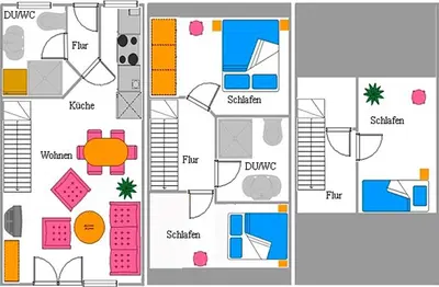 Grundriss der Unterkunft Ostseebrise FH 2