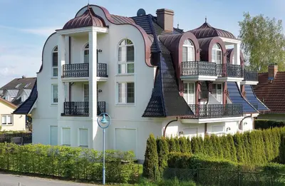 Das Gebäude in dem sich die Ferienwohnung befindet