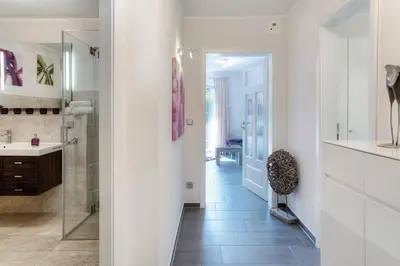 Ein Badezimmer in der Unterkunft Deichgraf Strandresidenz 1 Ahrenshoop
