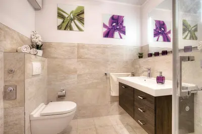 Ein Badezimmer in der Unterkunft Deichgraf Strandresidenz 1 Ahrenshoop