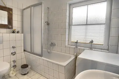 Ein Badezimmer in der Unterkunft Ostseewelle Whg 6