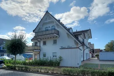 Das Gebäude in dem sich die Ferienwohnung befindet