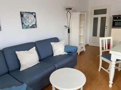 Ein Sitzbereich in der Unterkunft Villa Carpe Diem, FW 8