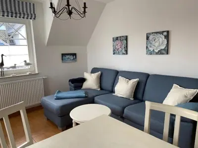 Ein Sitzbereich in der Unterkunft Villa Carpe Diem, FW 8