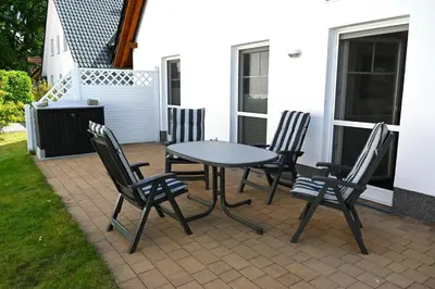 Ein Patio oder anderer Außenbereich in der Unterkunft Ibykus