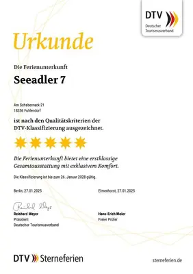 Grundriss der Unterkunft Ferienhaus Seeadler 7