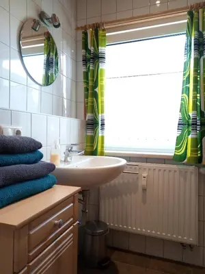 Ein Badezimmer in der Unterkunft Meyers Veranda