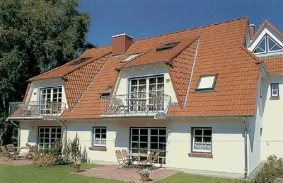 Das Gebäude in dem sich die Ferienwohnung befindet