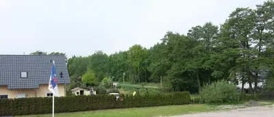 Ein Garten an der Unterkunft Fewo im 
