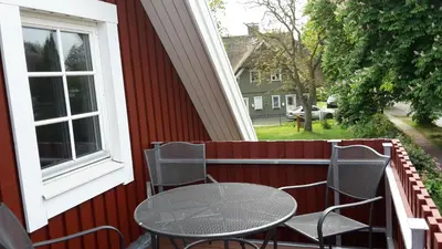 Ein Garten an der Unterkunft Fewo im 