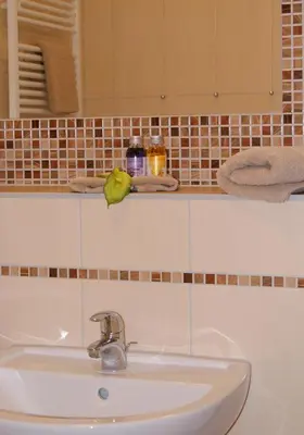 Ein Badezimmer in der Unterkunft Apartment Romantik Flair