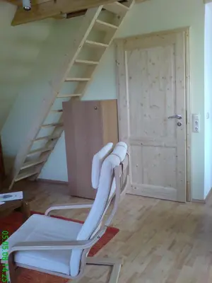 Ein Sitzbereich in der Unterkunft Ostseeferien in Barth; FeWo 