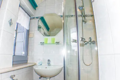 Ein Badezimmer in der Unterkunft Ferienwohnung Zander
