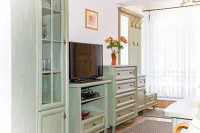 TV/Unterhaltungsangebot in der Unterkunft Ferienwohnung Zander