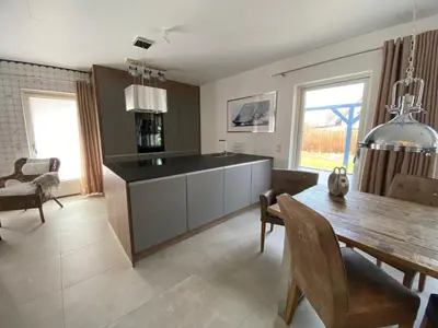 Küche/Küchenzeile in der Unterkunft Villa Gudrun, luxury Beach House