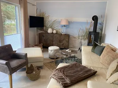 TV/Unterhaltungsangebot in der Unterkunft Villa Gudrun, luxury Beach House