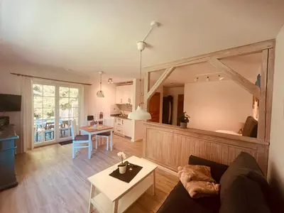 TV/Unterhaltungsangebot in der Unterkunft Ferienwohnung Kimi in Wieck