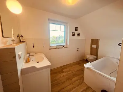 Ein Badezimmer in der Unterkunft Ferienhaus Svea in Born