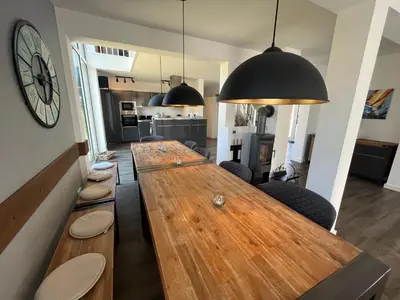 Küche/Küchenzeile in der Unterkunft Ferienhaus Niege Schüün