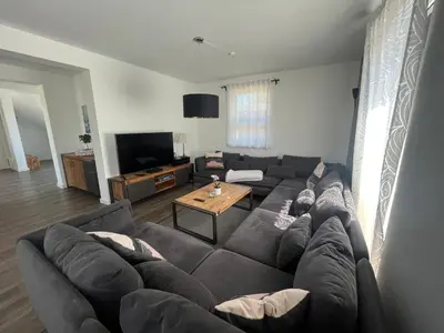 TV/Unterhaltungsangebot in der Unterkunft Ferienhaus Niege Schüün