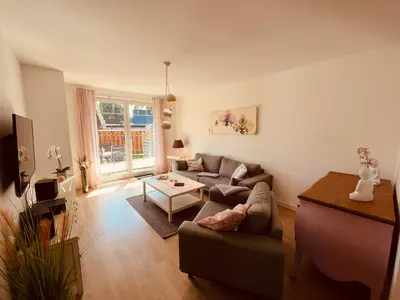 TV/Unterhaltungsangebot in der Unterkunft Ferienwohnung Asia in Born