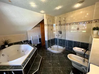 Ein Badezimmer in der Unterkunft Ferienhaus Fiete in Wieck
