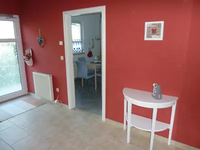 Grundriss der Unterkunft romantisches Ferienhaus Boddenblick mit Sauna
