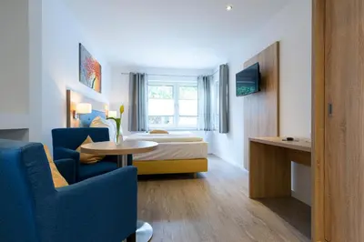 TV/Unterhaltungsangebot in der Unterkunft Hotel Boddenhus Garni