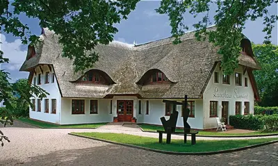 Das Gebäude in dem sich die Ferienwohnung befindet
