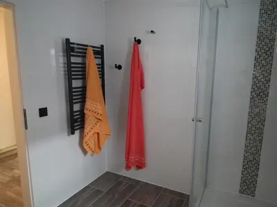 Ein Badezimmer in der Unterkunft Am Wiesengrund - mit 2 Schlafzimmern