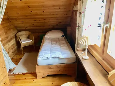 Ein Bett oder Betten in einem Zimmer der Unterkunft Meerhaus