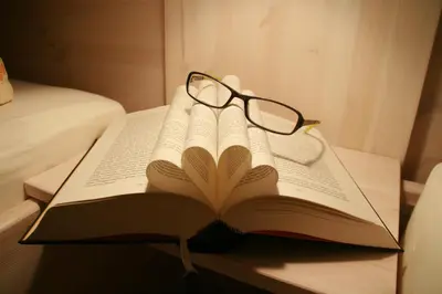 Die Bibliothek im Ferienhaus