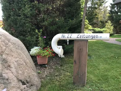 Ein Garten an der Unterkunft 