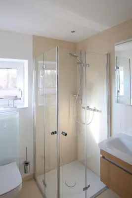Ein Badezimmer in der Unterkunft 