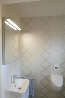 Ein Badezimmer in der Unterkunft 