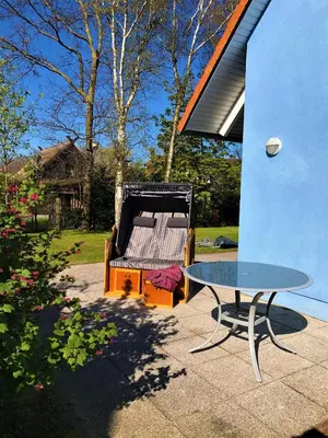 Ein Garten an der Unterkunft 