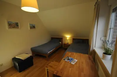 Ein Bett oder Betten in einem Zimmer der Unterkunft 