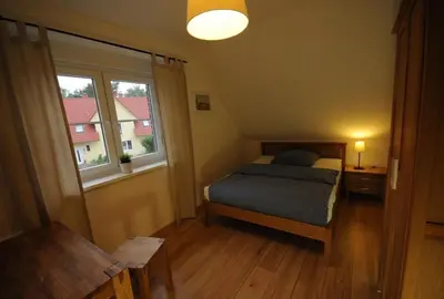 Ein Bett oder Betten in einem Zimmer der Unterkunft 
