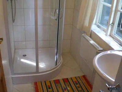 Ein Badezimmer in der Unterkunft kleine Herta