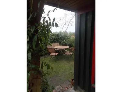 Ein Garten an der Unterkunft kleine Herta