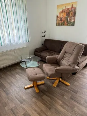 Ein Sitzbereich in der Unterkunft -