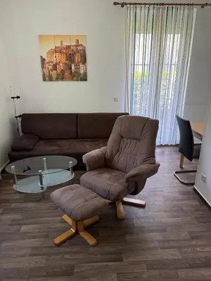 Ein Sitzbereich in der Unterkunft -