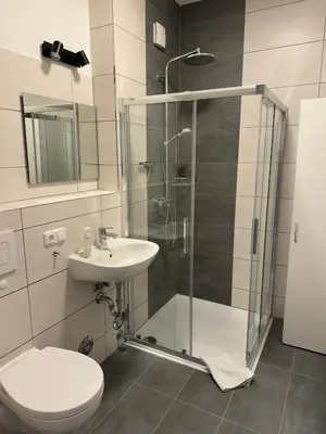 Ein Badezimmer in der Unterkunft -