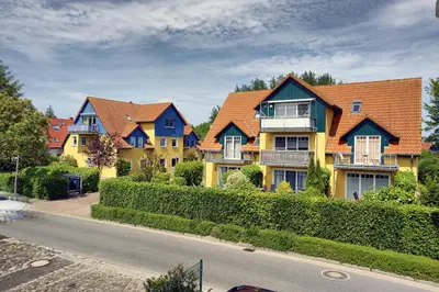 Das Gebäude in dem sich die Ferienwohnung befindet