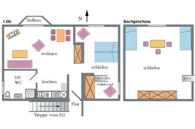 Grundriss der Unterkunft Wolf, Barbara, FW 3