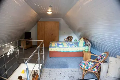 Ein Bett oder Betten in einem Zimmer der Unterkunft Wolf, Barbara, App 2