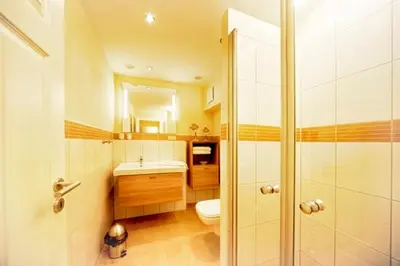 Ein Badezimmer in der Unterkunft Villa Carpe Diem, FW 3