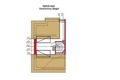 Grundriss der Unterkunft Sonnenhus Zingst