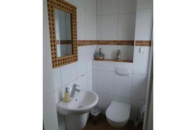 Ein Badezimmer in der Unterkunft Sonnenhus Zingst