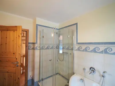 Ein Badezimmer in der Unterkunft Morgensünn